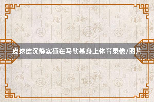 皮球结沉静实砸在马勒基身上体育录像/图片